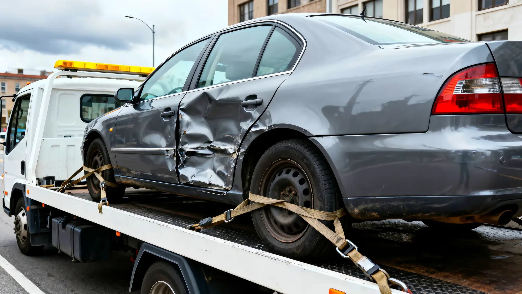 Scrap car collection in Blackfen