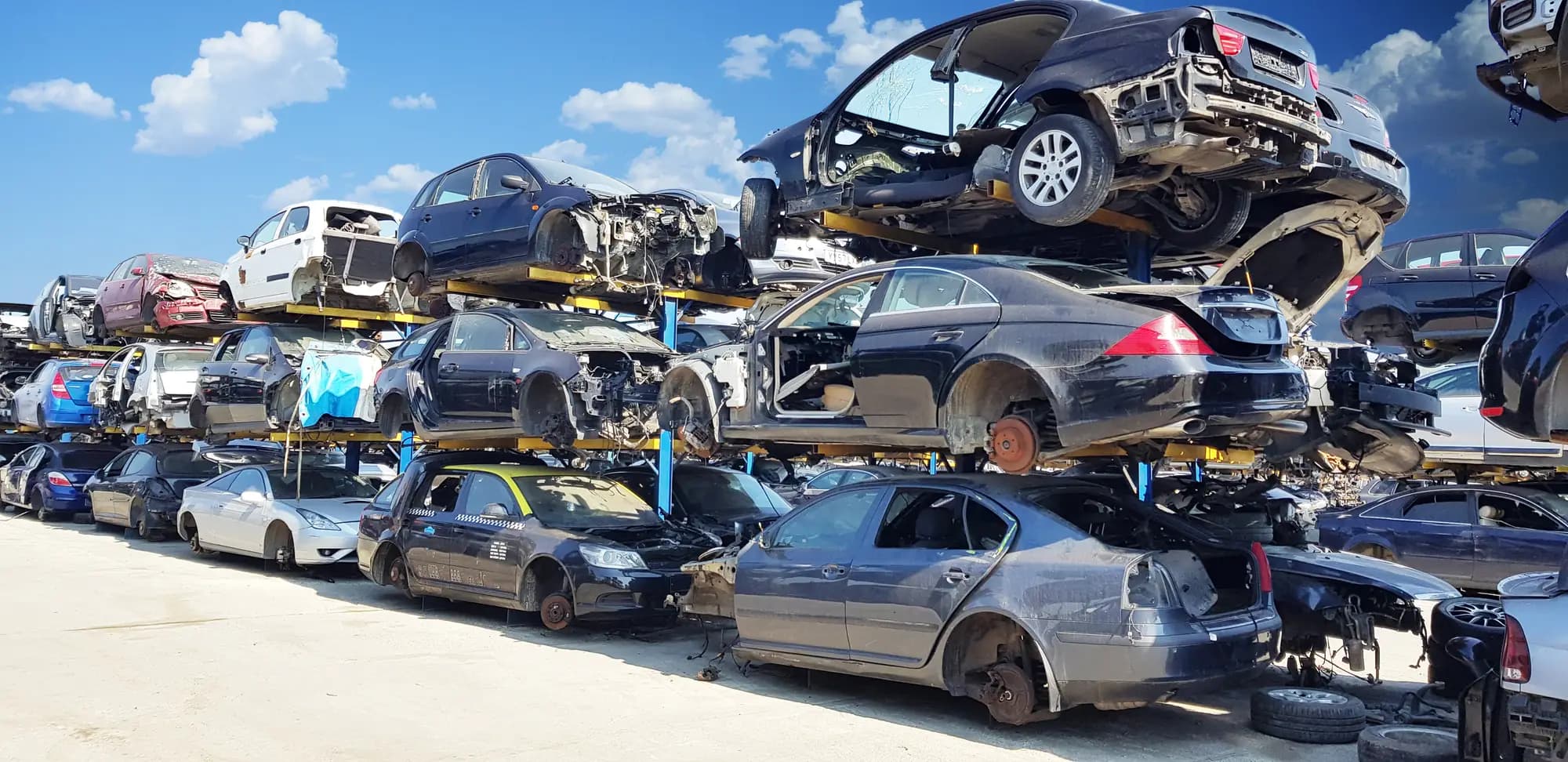 Scrap car collection in Bow
