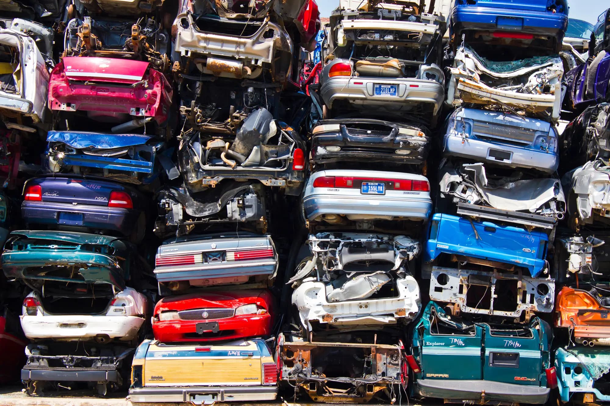 Scrap car collection in Addiscombe